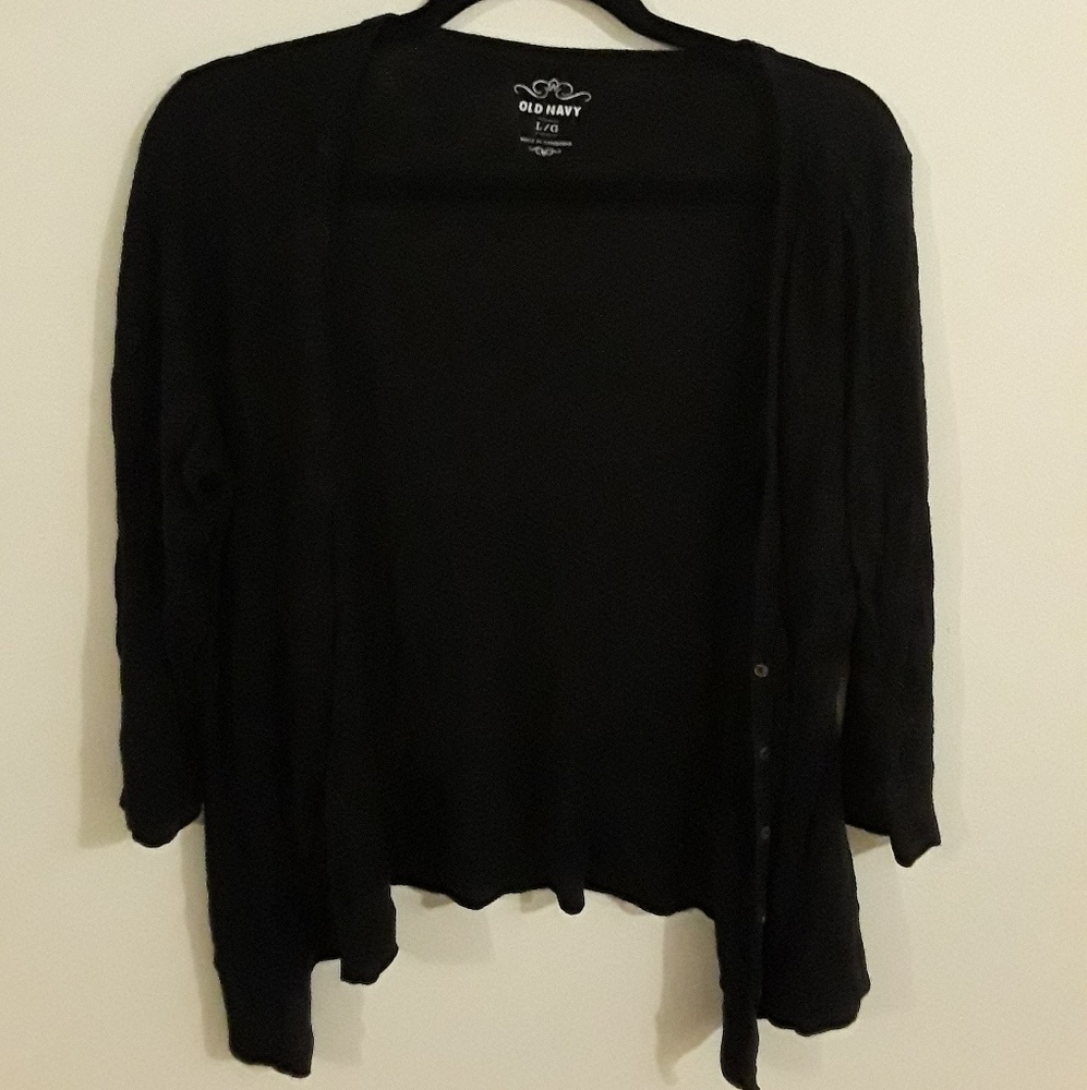 OLD NAVY BLACK CARDIGAN